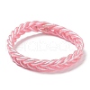 Sparkling Plastic Cord Braided Stretch Bracelets BJEW-R313-04B-1