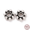 925 Sterling Silver Bead Caps STER-D036-20AS-03-4