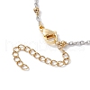 304 Stainless Steel Slider Necklace Makings AJEW-JB01288-02-3