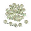 Acrylic Rhinestone Rondelle Beads OACR-S048-02H-2