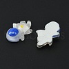 Space Theme Translucent Resin Cabochons RESI-WH0021-50D-1