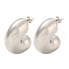 Non-Tarnish 304 Stainless Steel Stud Earrings EJEW-G368-03P-1