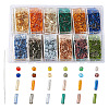 Silver Lined Glass Bugle Beads SEED-TA0001-02-1