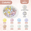  80Pcs 8 Colors Opaque Acrylic Beads OACR-TA0001-23-3