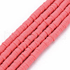 Handmade Polymer Clay Bead Strands CLAY-T002-4mm-72-1