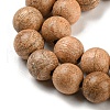 Natural Wood Beads Strands WOOD-F008-05-D-6