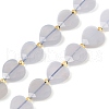 Natural Blue Chalcedony Beads Strands G-B044-B12-01-2