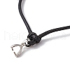 Adjustable Waxed Polyester Cord Bracelet Making AJEW-JB01317-03-2