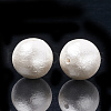 Compressed Cotton Pearl Beads WOVE-S114-6mm-13-1