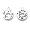 Non-Tarnish 201 Stainless Steel Charms STAS-A047-07P-1