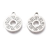 201 Stainless Steel Charms STAS-A047-07P-1