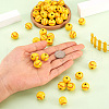 Cheriswelry 100Pcs Dyed Wood Beads WOOD-CW0001-06-7