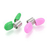 Iron Mini Spring Bead Clamps for Beading Jewelry Making TOOL-T012-01A-02-2