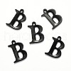 304 Stainless Steel Alphabet Charms STAS-H122-B-EB-2