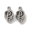 304 Stainless Steel Hollow Beads STAS-I203-44P-1