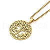 201 Stainless Steel Pendant Necklaces for Man NJEW-Q336-04E-G-1