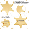 BENECREAT 2Pcs Alloy Blank Brooch Base Settings FIND-BC0013-77G-4