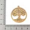 304 Stainless Steel Pendants STAS-V016-11G-3