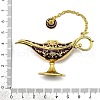 Alloy Enamel Tea Pot Home Display Decoration DJEW-Z010-01G-05-3