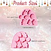 DIY Christmas Theme Food Grade Silicone Molds DIY-CJC0009-04-2