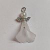Angel Frosted Acrylic Pendants PALLOY-TAC0044-01-1