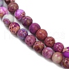Dyed Natural Regalite/Imperial Jasper/Sea Sediment Jasper Beads Strands G-B124-C04-08-2