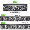 Ethnic Style Embroidery Polyester Ribbons OCOR-WH0060-41A-2