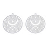 304 Stainless Steel Filigree Pendants STAS-S118-054-1