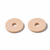 Flat Round Handmade Polymer Clay Beads CLAY-R067-12mm-53-6