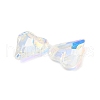 Electroplated Glass Pendants EGLA-M029-05-01-4