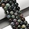 Natural Indian Agate Beads Strands G-G175-A06-01-1
