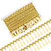 10 Yards Polyester Ribbons with Teardrop Tassel OCOR-WH0085-67B-1