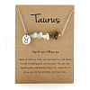 667 Stainless Steel with Natural Green Aventurine & Natural Quartz Crystal & Natural Tiger Eye Chip Pendant Necklaces FS-WGFED6E-03-1