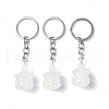 Natural Quartz Crystal Keychains KEYC-P011-04P-11-2
