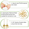 SOFPLATE 304 Stainless Steel Leverback Earring Findings STAS-SP0001-07A-6