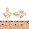 Brass Micro Pave Cubic Zirconia Pendants KK-N262-107B-G-3