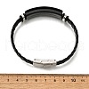 Imitation Leather Cord Braided Bracelets BJEW-B126-01B-3