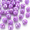 Opaque Acrylic Beads TACR-S154-10F-03-1