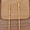 Alloy Hair Stick Findings PW-WG70408-02-1