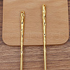 Alloy Hair Stick Findings PW-WG70408-02-1