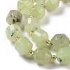 Natural Prehnite Beads Strands G-G990-F09-4