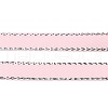 Double Edge Silver Thread Grosgrain Ribbon for Wedding Festival Decoration SRIB-L012-6mm-001-4