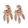 Alloy Rhinestone European Beads FIND-Q115-04RG-1
