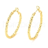 Brass Hoop Earrings EJEW-F273-04A-G-1