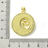 Mother's Day Real 18K Gold Plated Brass Micro Pave Clear Cubic Zirconia Pendants KK-H472-13G-10-3