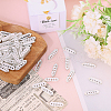 CHGCRAFT 100Pcs Alloy Crystal Rhinestone Spacers Bars FIND-CA0009-71B-5