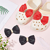  2 Sets 2 Colors Polyester Bowknot Shoe Decoration FIND-PH0010-25-5