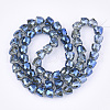 Electroplated Glass Beads EGLA-T016-01-B01-2