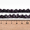 Dyed Natural Sesame Jasper Beads Strands G-T139-8mm-47K-5