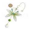 Resin Butterfly Hanging Ornaments HJEW-TA00179-3